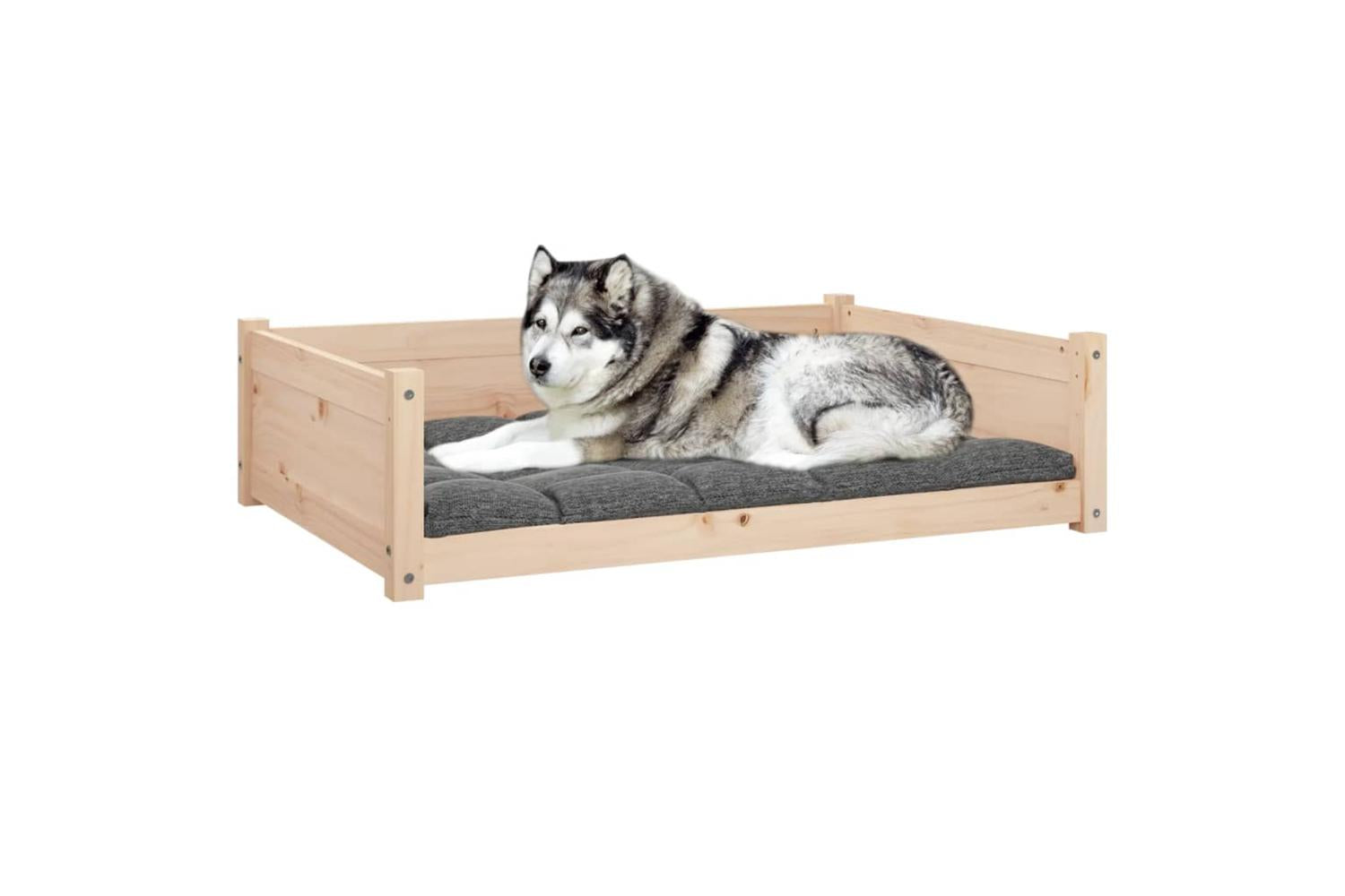 Vidaxl Dog Bed 1055x755x28 Cm Solid Pine Wood-4