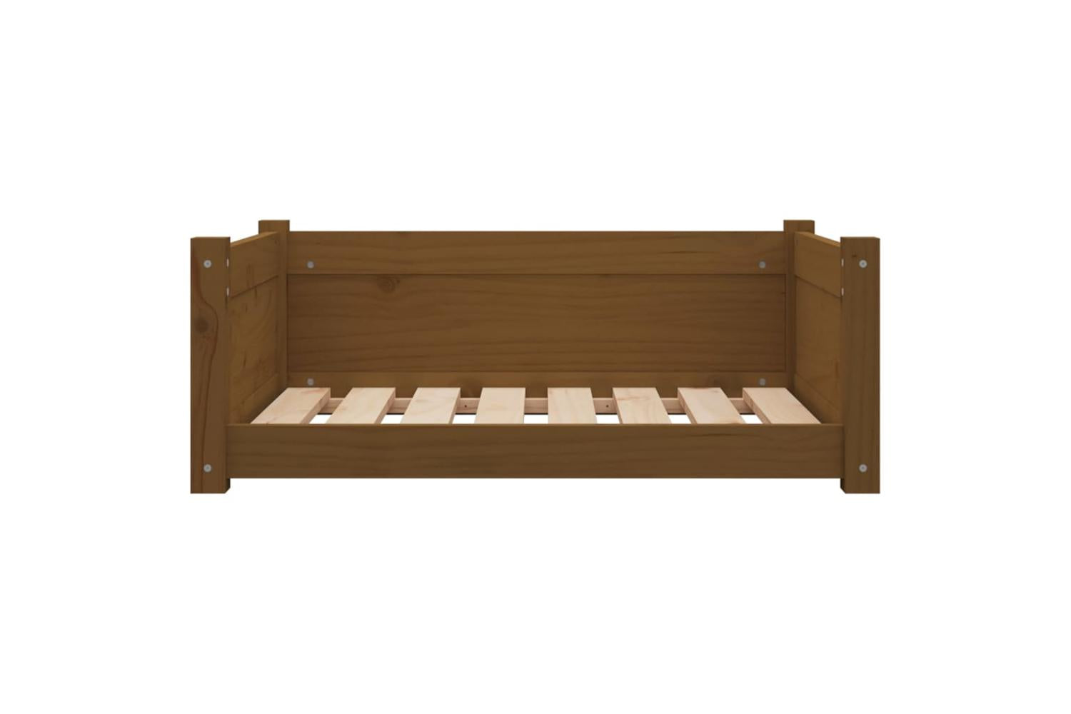 Vidaxl Dog Bed Honey Brown 755x555x28 Cm Solid Pine Wood-5