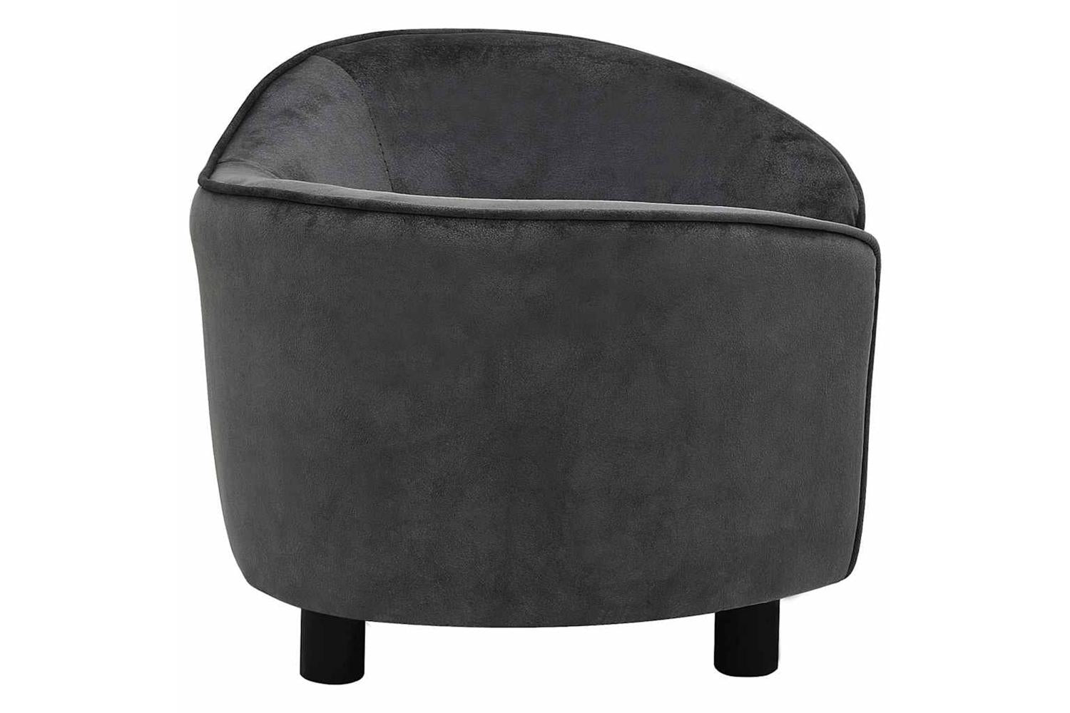 Vidaxl Dog Sofa Dark Grey 69x49x40 Cm Plush-4