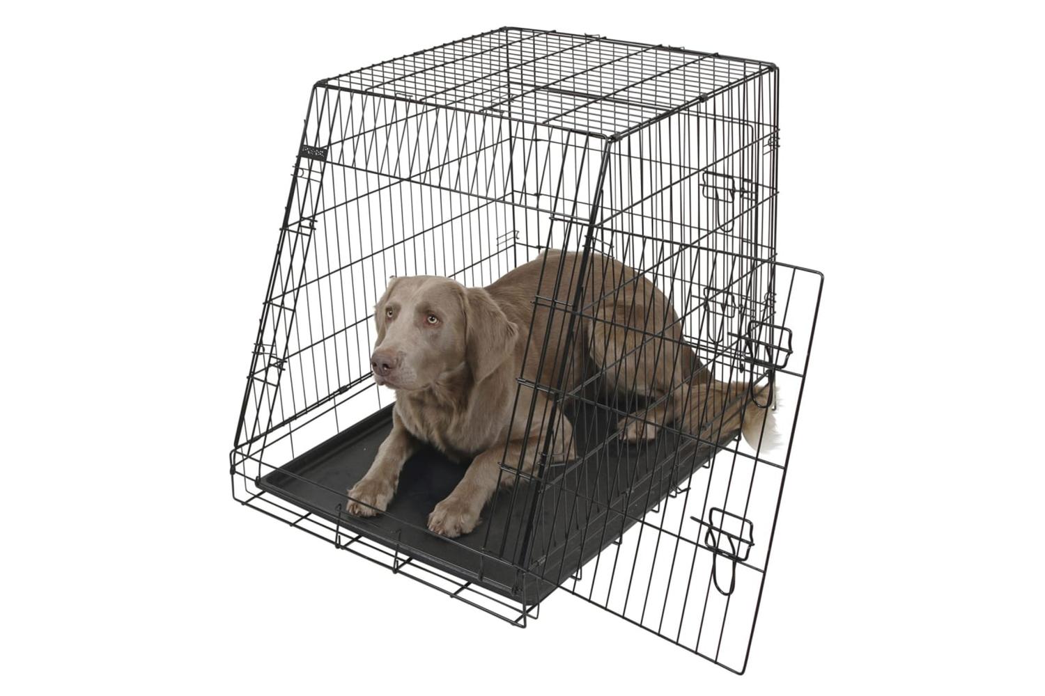 Kerbl Dog Cage 107x74x85 Cm Black-5