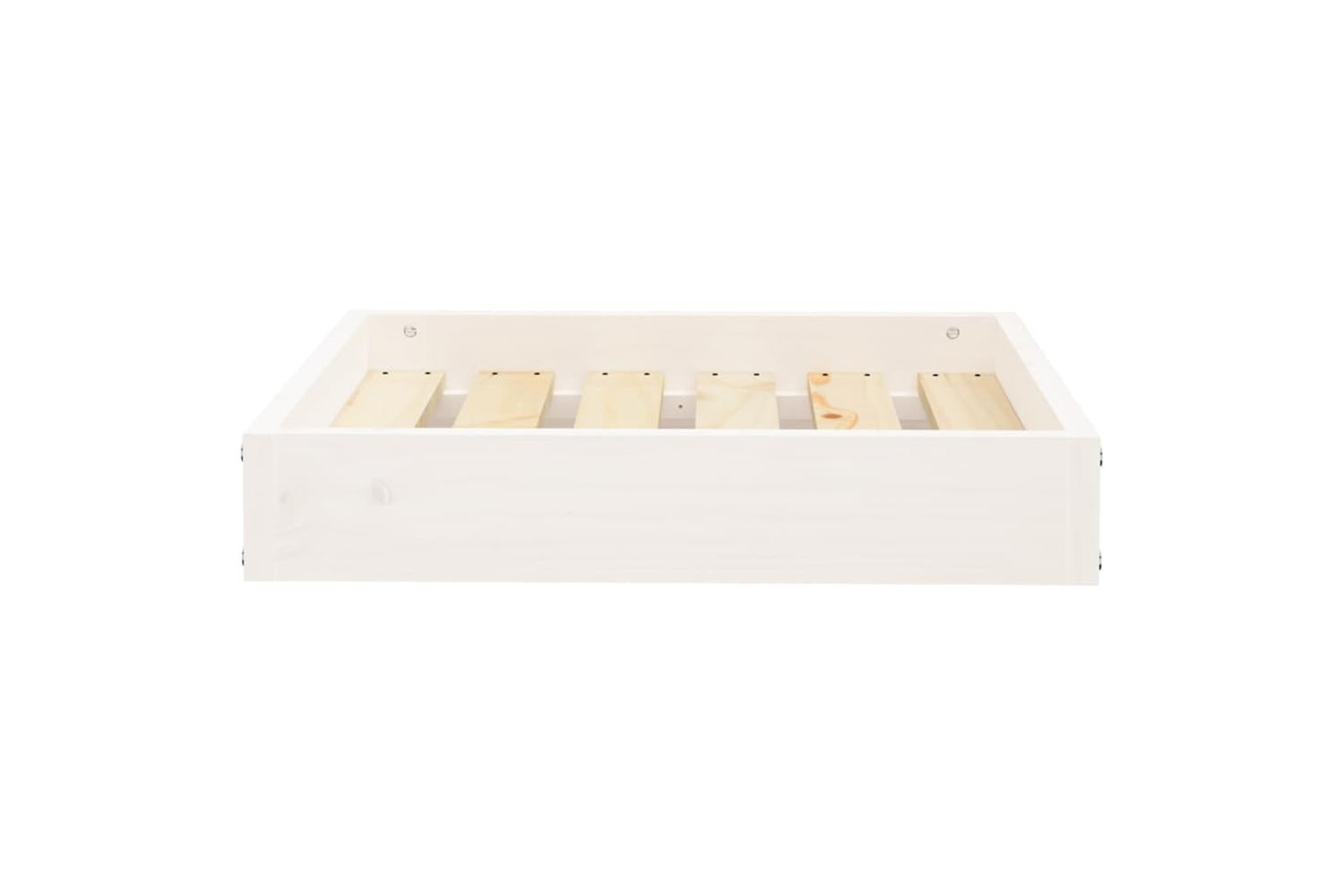 Vidaxl Dog Bed White 515x44x9 Cm Solid Wood Pine-3