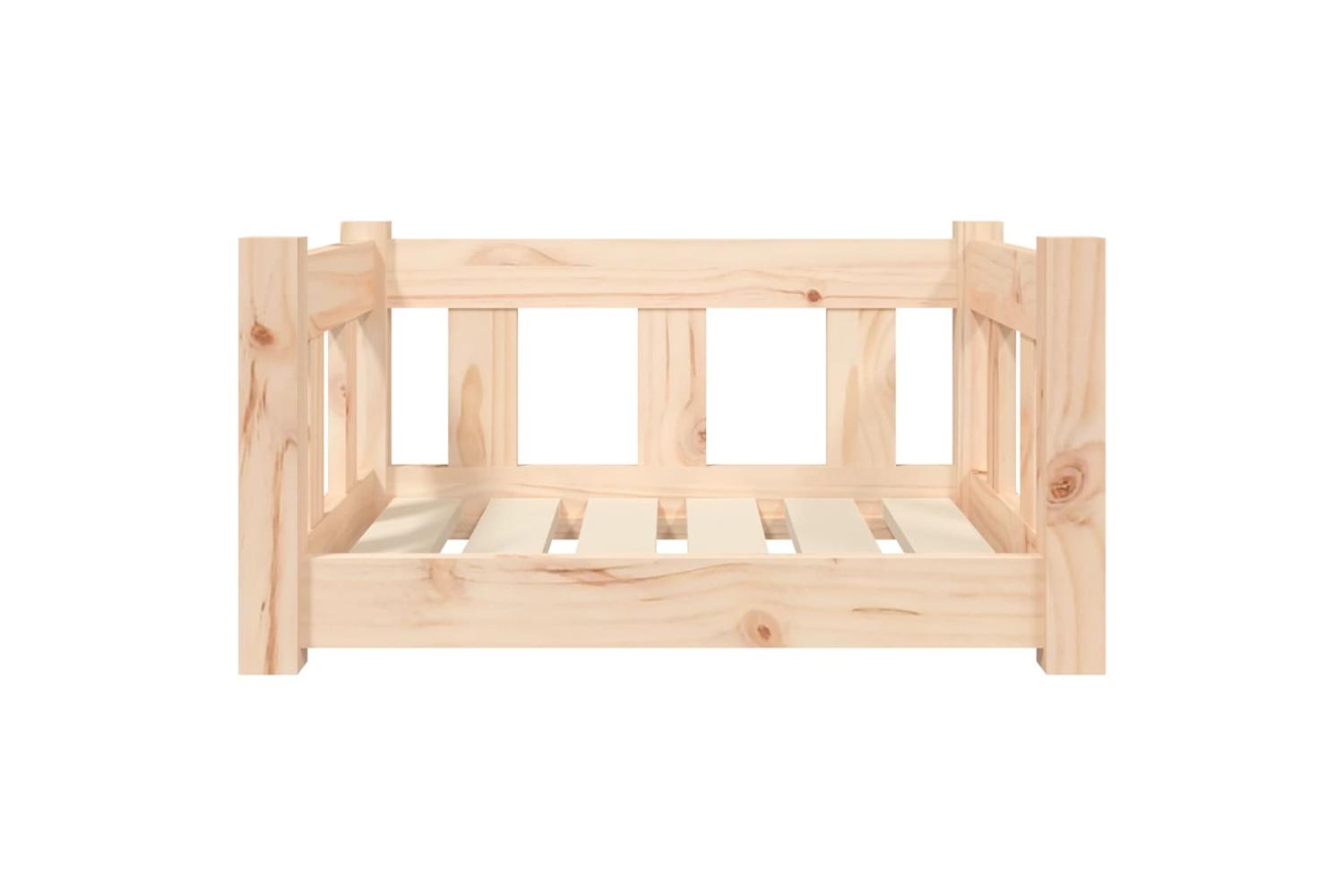 Vidaxl Dog Bed 555x455x28 Cm Solid Wood Pine-4