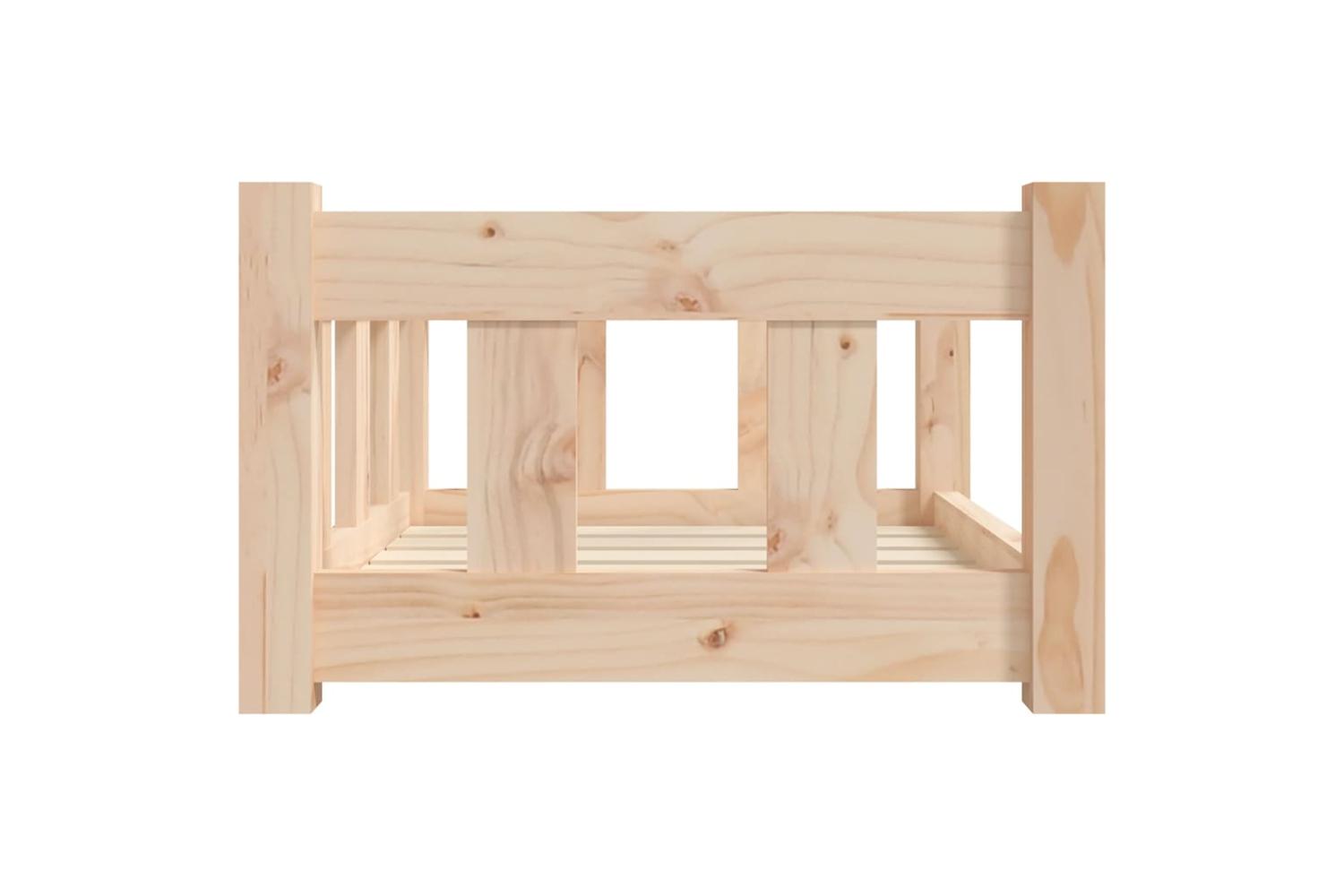 Vidaxl Dog Bed 555x455x28 Cm Solid Wood Pine-5