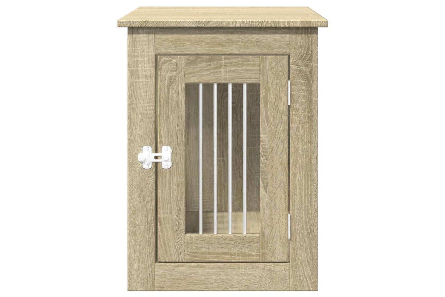 Vidaxl Dog Crate Furniture Sonoma Oak 45x62x59 Cm Engineered Wood-4