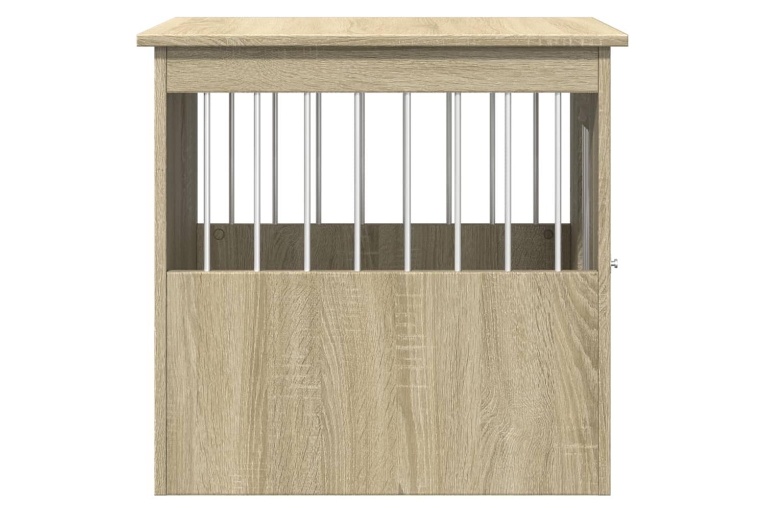 Vidaxl Dog Crate Furniture Sonoma Oak 45x62x59 Cm Engineered Wood-5