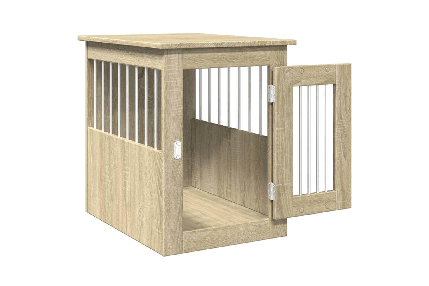Vidaxl Dog Crate Furniture Sonoma Oak 45x62x59 Cm Engineered Wood-7
