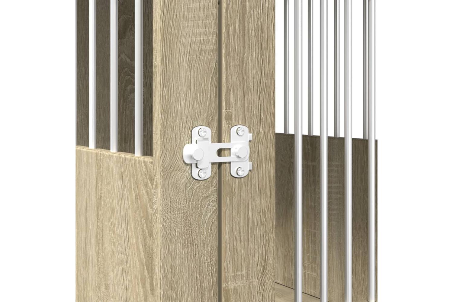 Vidaxl Dog Crate Furniture Sonoma Oak 45x62x59 Cm Engineered Wood-9