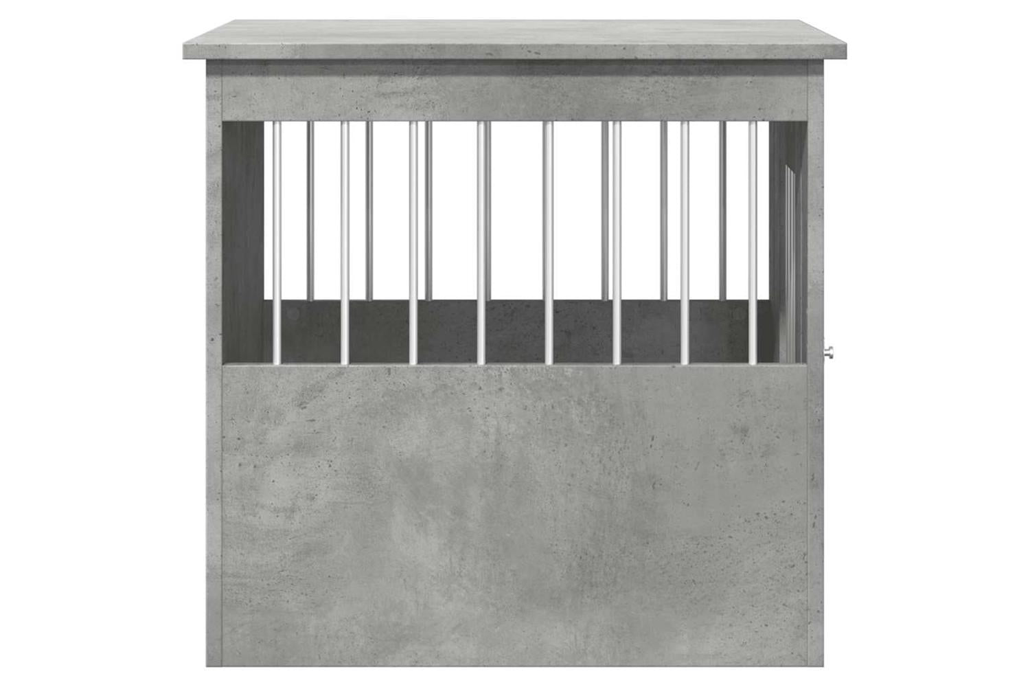 Vidaxl Dog House Concrete Grey 45x62x59 Cm Engineered Wood-5