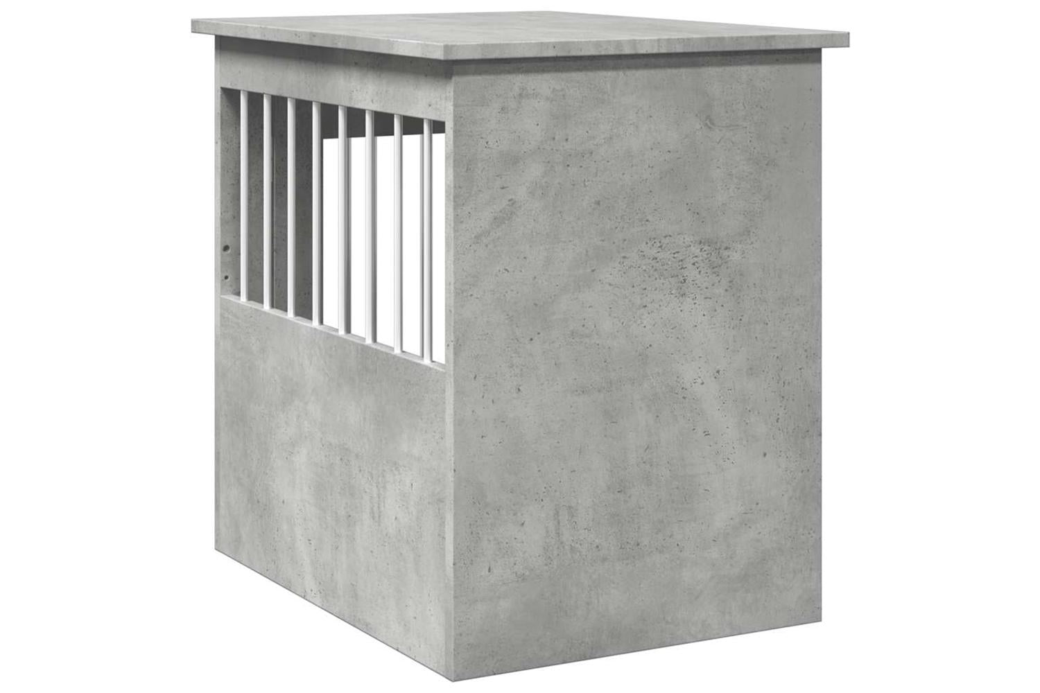 Vidaxl Dog House Concrete Grey 45x62x59 Cm Engineered Wood-6