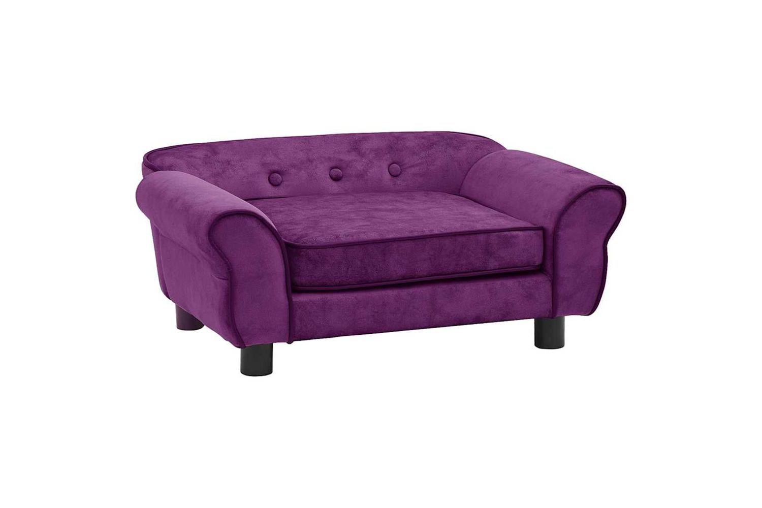 Vidaxl Dog Sofa Burgundy 72x45x30 Cm Plush-2