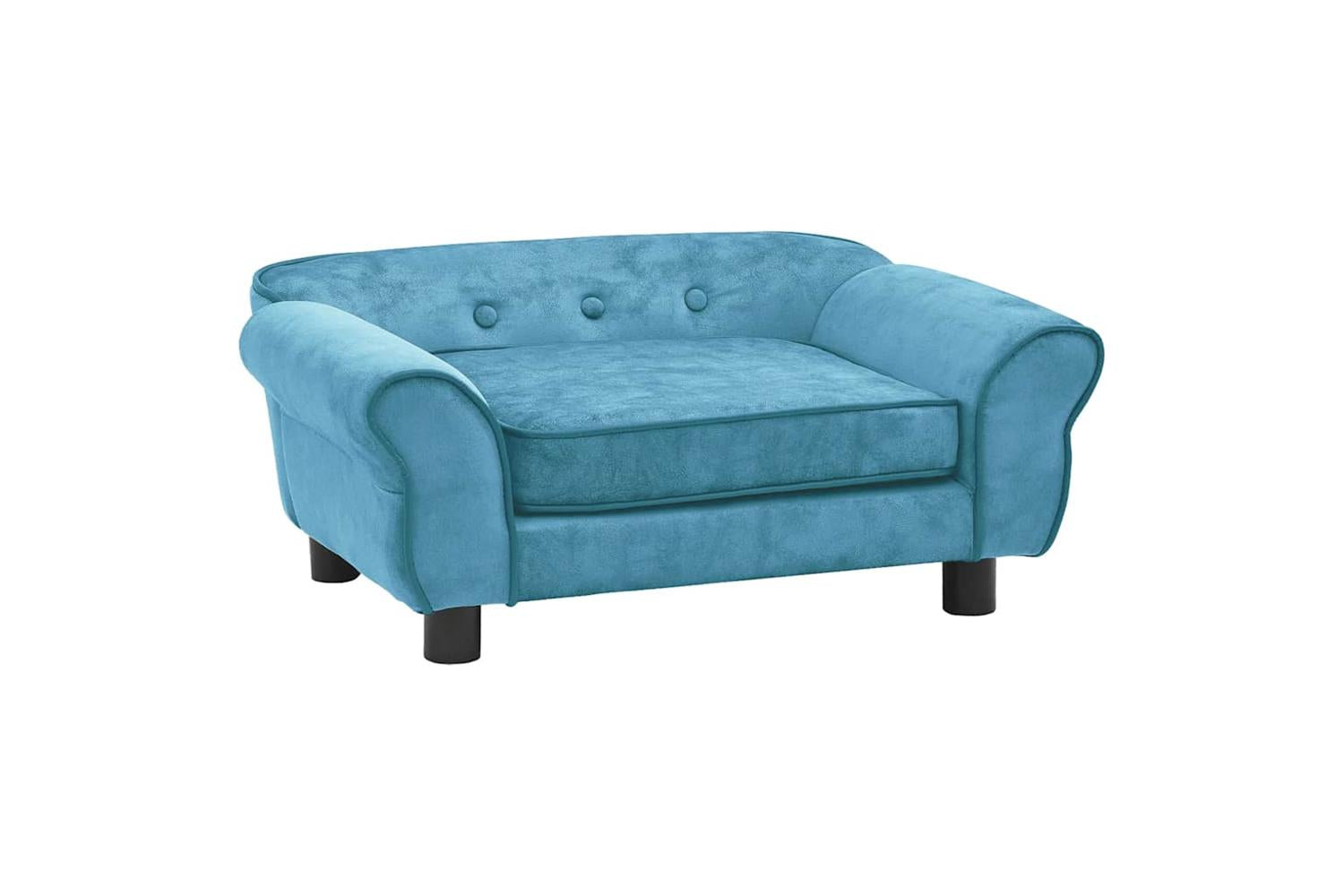 Vidaxl Dog Sofa Turquoise 72x45x30 Cm Plush