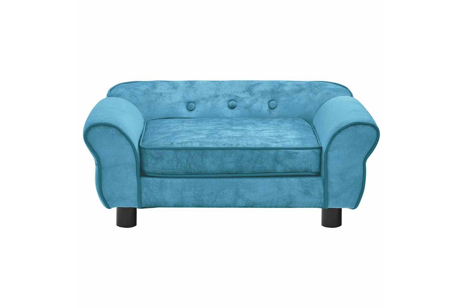 Vidaxl Dog Sofa Turquoise 72x45x30 Cm Plush-5