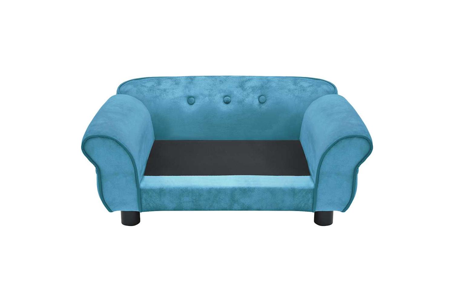 Vidaxl Dog Sofa Turquoise 72x45x30 Cm Plush-6