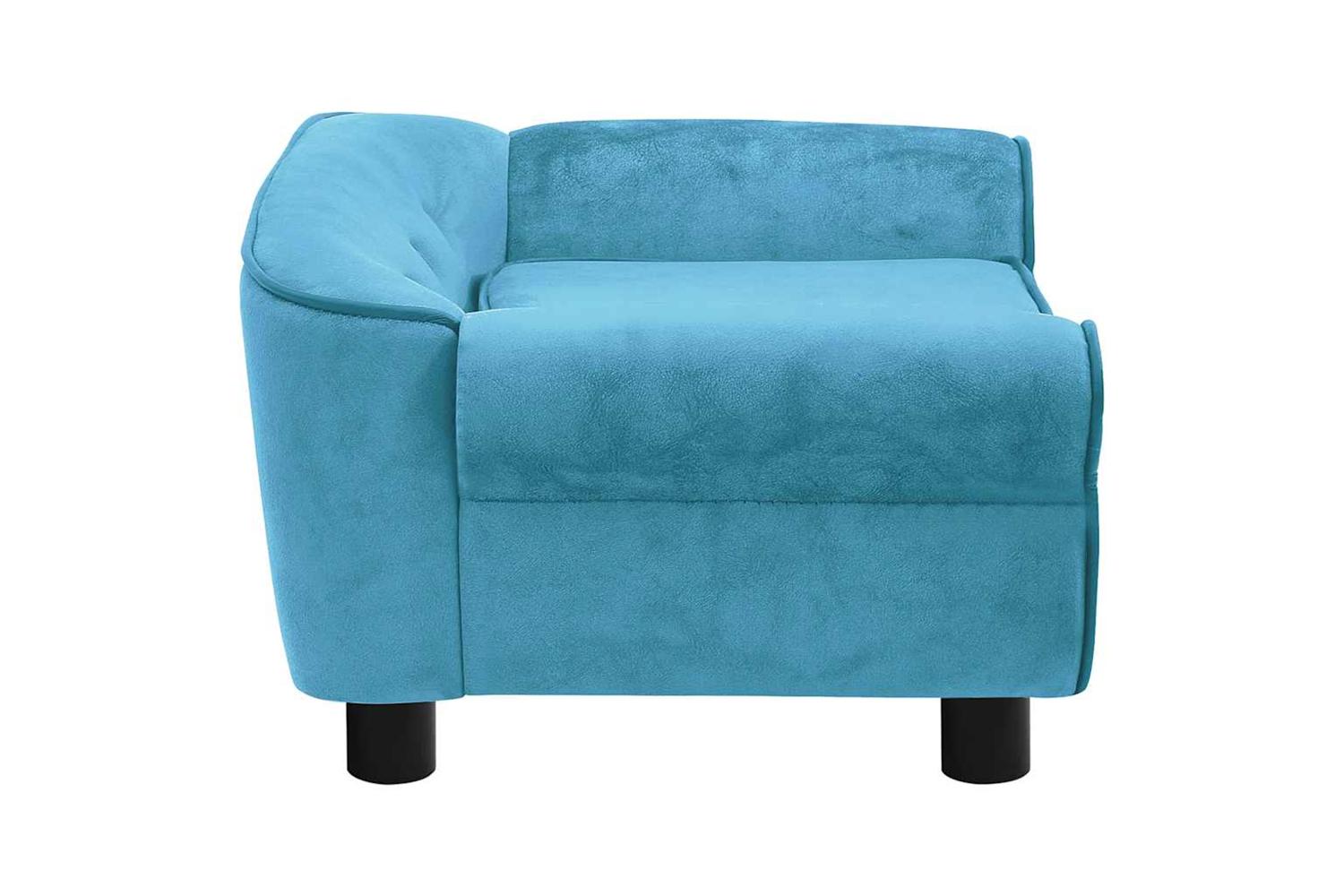 Vidaxl Dog Sofa Turquoise 72x45x30 Cm Plush-7