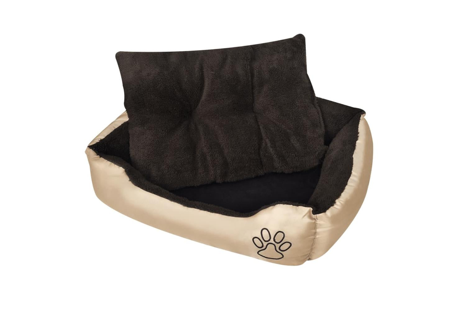 Vidaxl Warm Dog Bed With Padded Cushion M