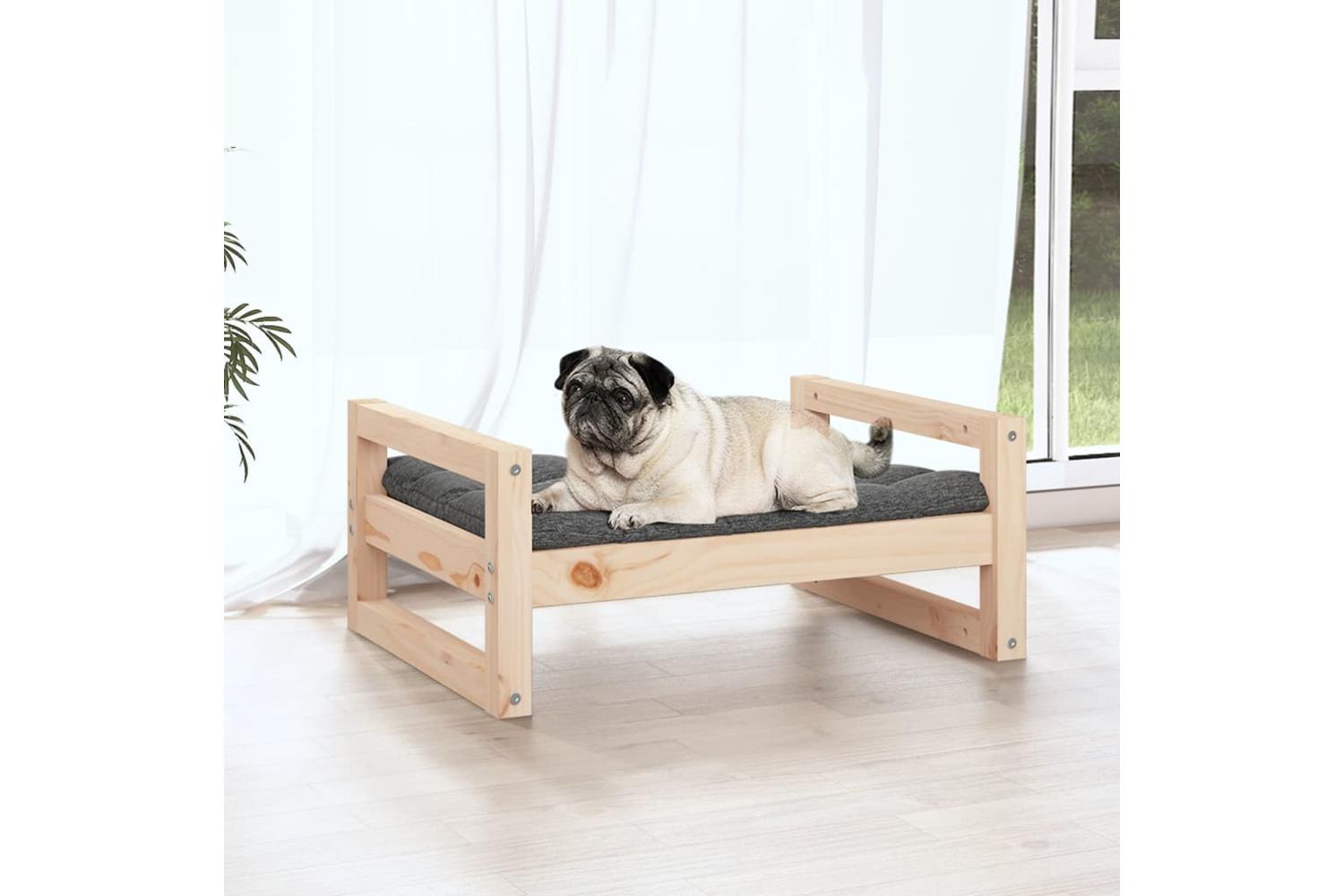 Vidaxl Dog Bed 655x505x28 Cm Solid Pine Wood-3