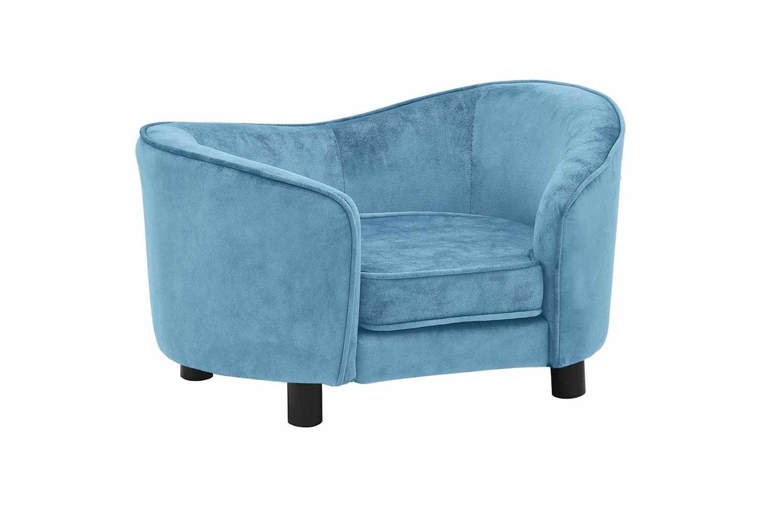 Vidaxl Dog Sofa Turquoise 69x49x40 Cm Plush-2