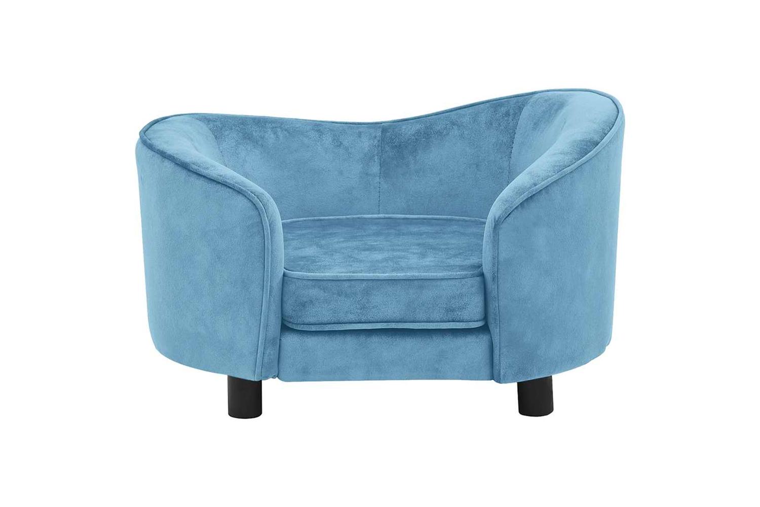 Vidaxl Dog Sofa Turquoise 69x49x40 Cm Plush-3