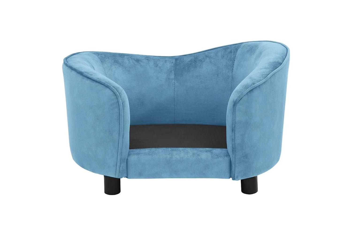Vidaxl Dog Sofa Turquoise 69x49x40 Cm Plush-6