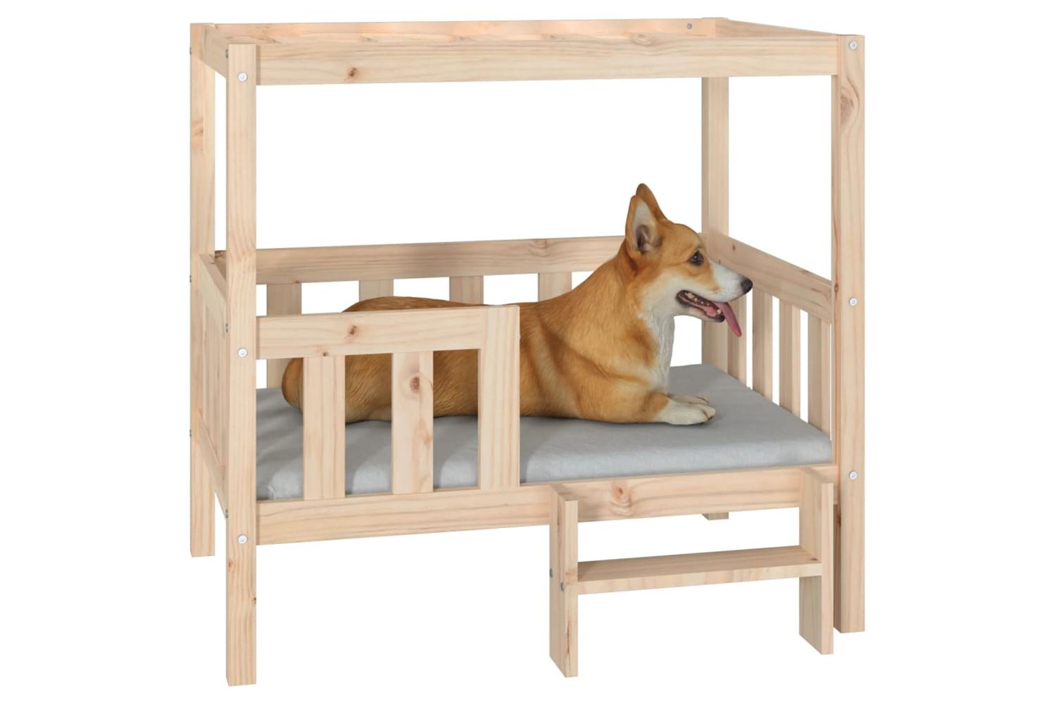 Vidaxl Dog Bed 955x735x90 Cm Solid Wood Pine-4