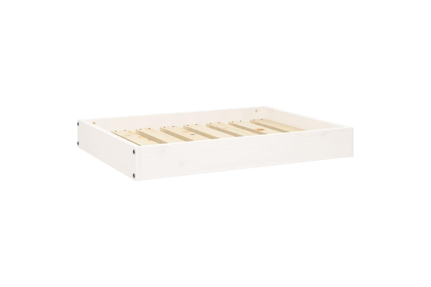 Vidaxl Dog Bed White 715x54x9 Cm Solid Wood Pine-2