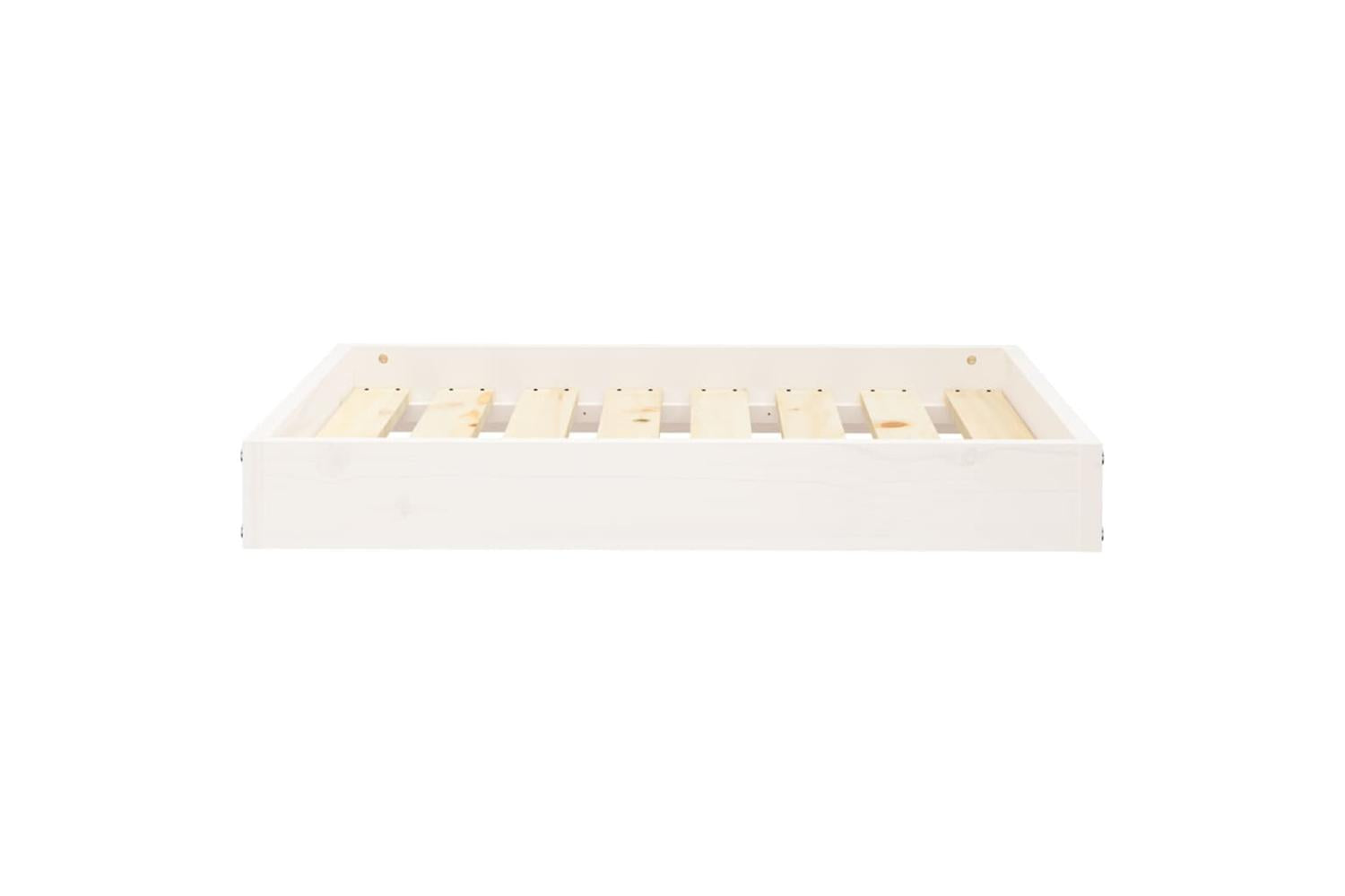 Vidaxl Dog Bed White 715x54x9 Cm Solid Wood Pine-3