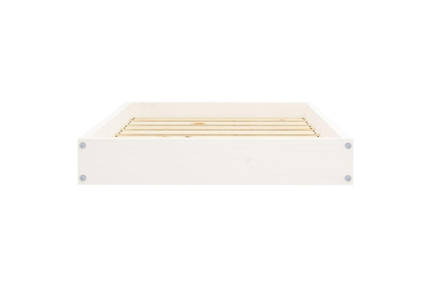 Vidaxl Dog Bed White 715x54x9 Cm Solid Wood Pine-4