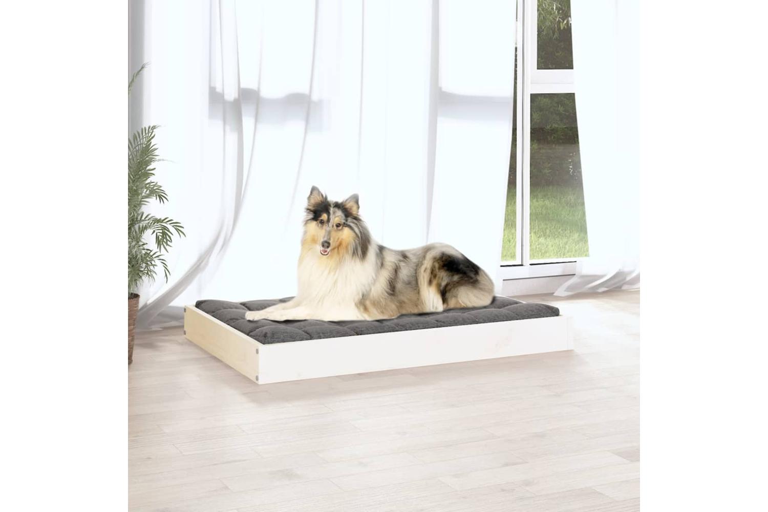 Vidaxl Dog Bed White 915x64x9 Cm Solid Wood Pine-5