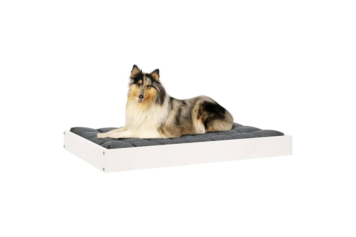 Vidaxl Dog Bed White 915x64x9 Cm Solid Wood Pine-6