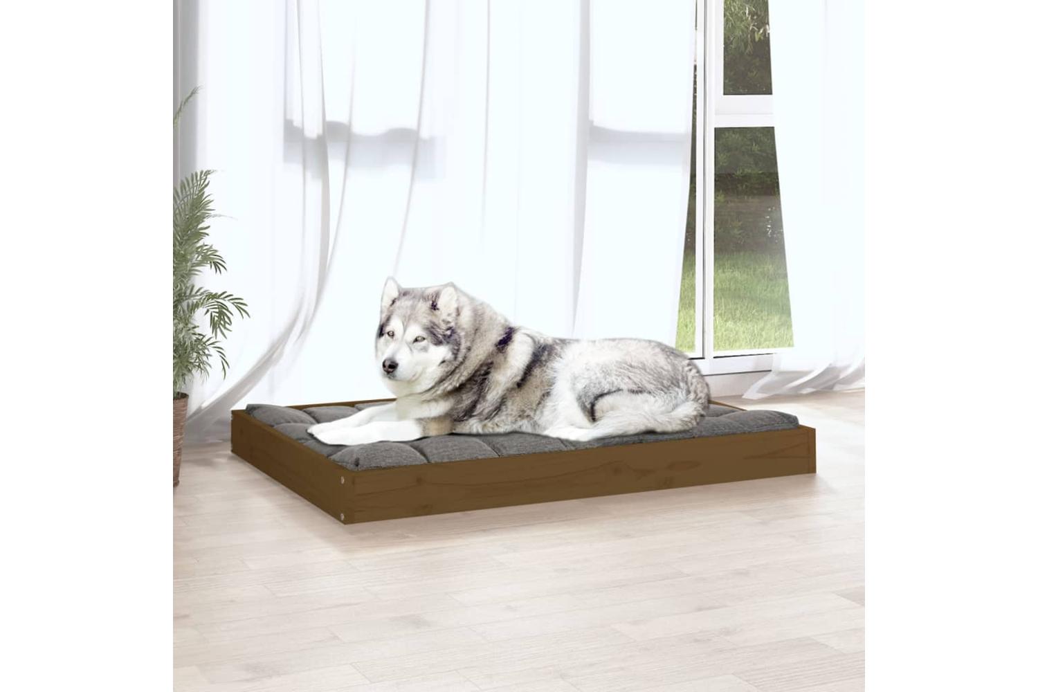Vidaxl Dog Bed Honey Brown 1015x74x9 Cm Solid Wood Pine-5