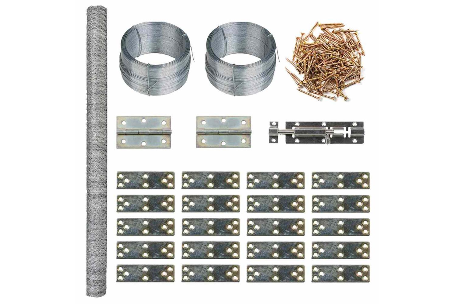 Vidaxl Chicken Cage 9x15x15 M Steel