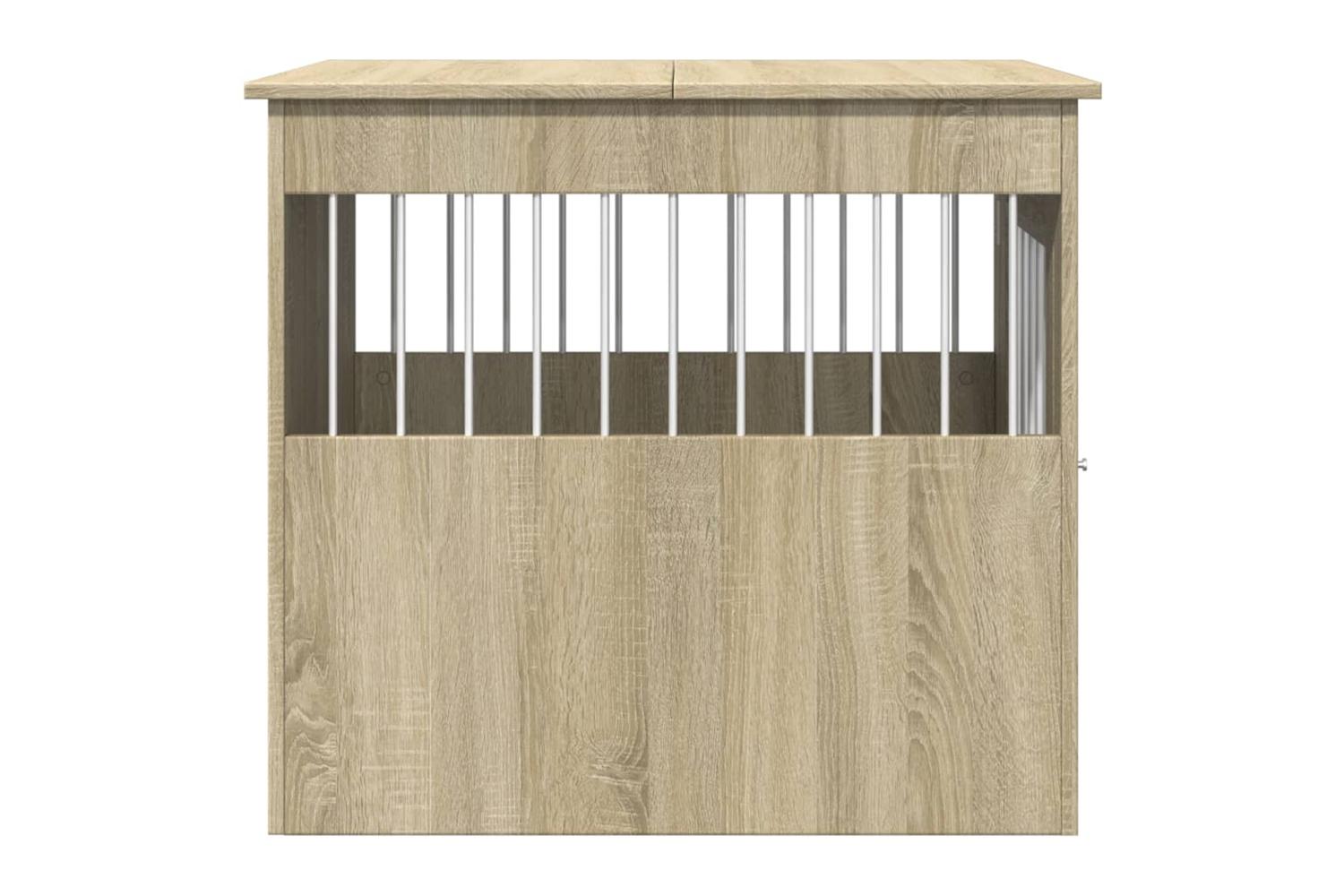 Vidaxl Dog Crate Furniture Sonoma Oak 645x80x71 Cm Engineered Wood-5