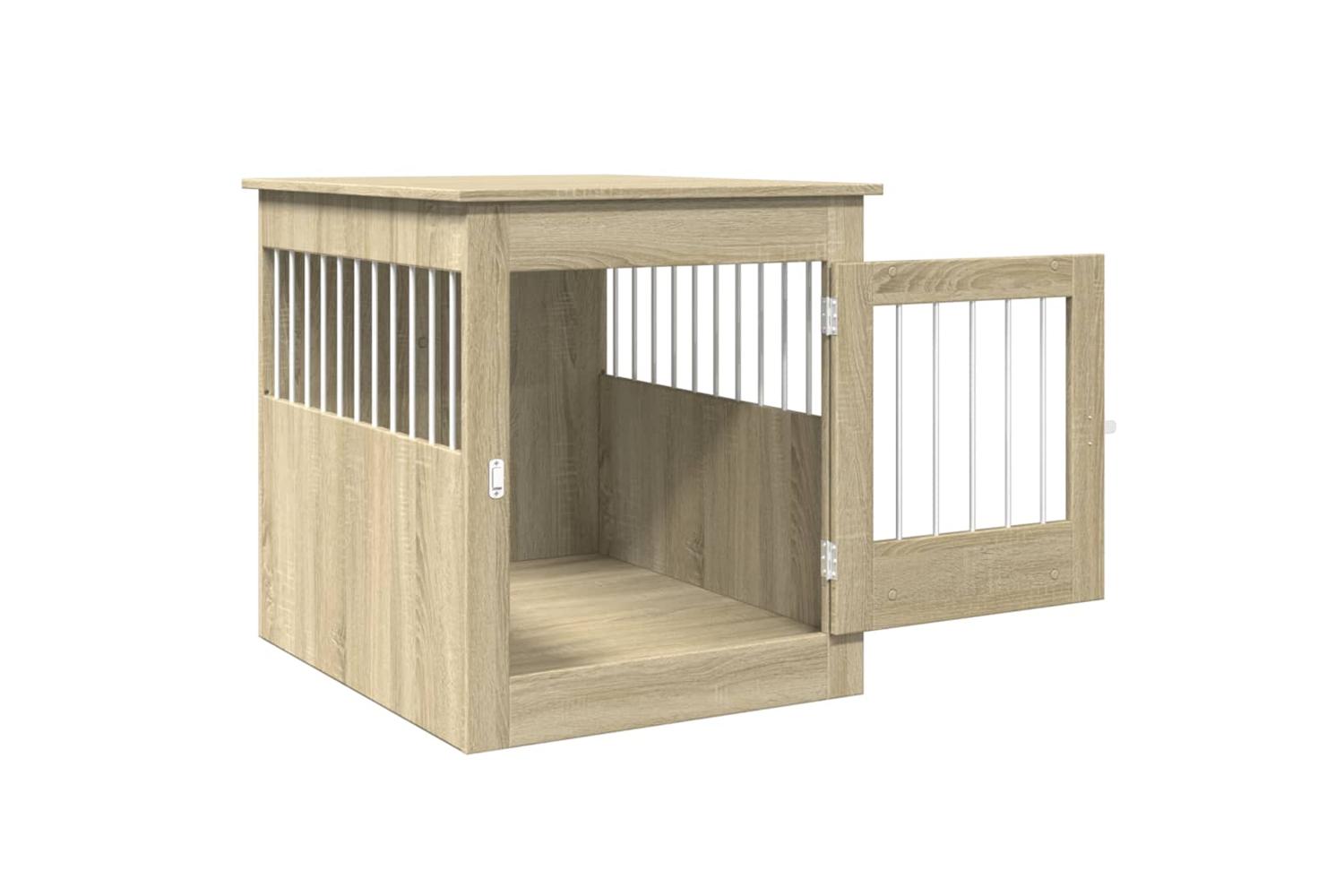 Vidaxl Dog Crate Furniture Sonoma Oak 645x80x71 Cm Engineered Wood-7