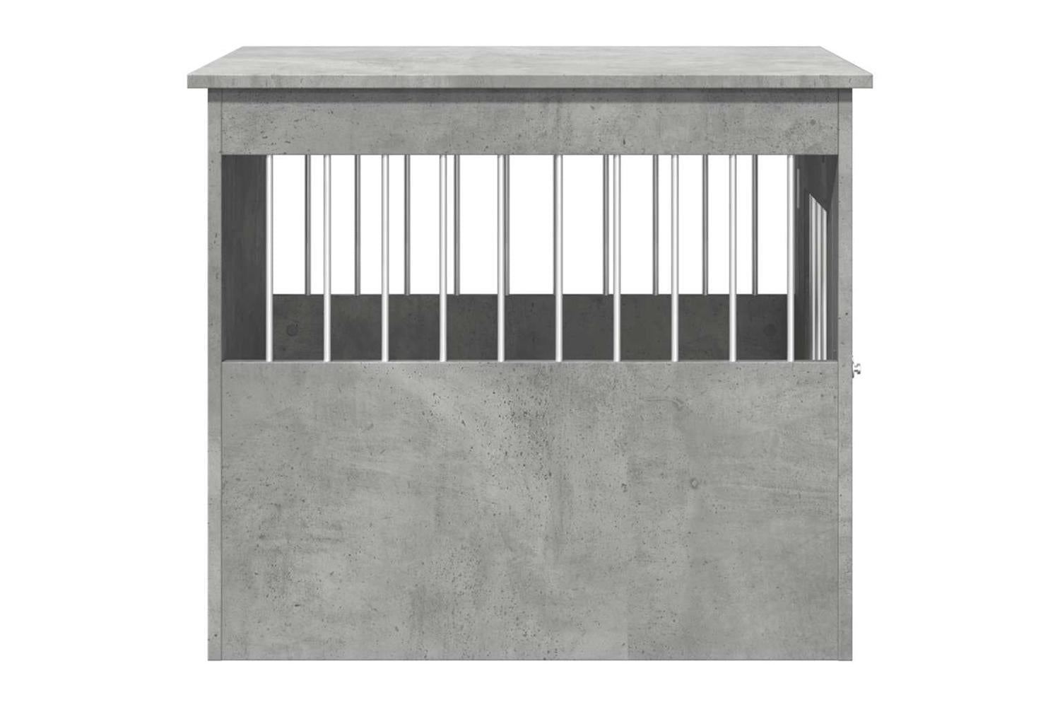 Vidaxl Dog Crate Furniture Concrete Grey 55x75x65 Cm Engineered Wood-6