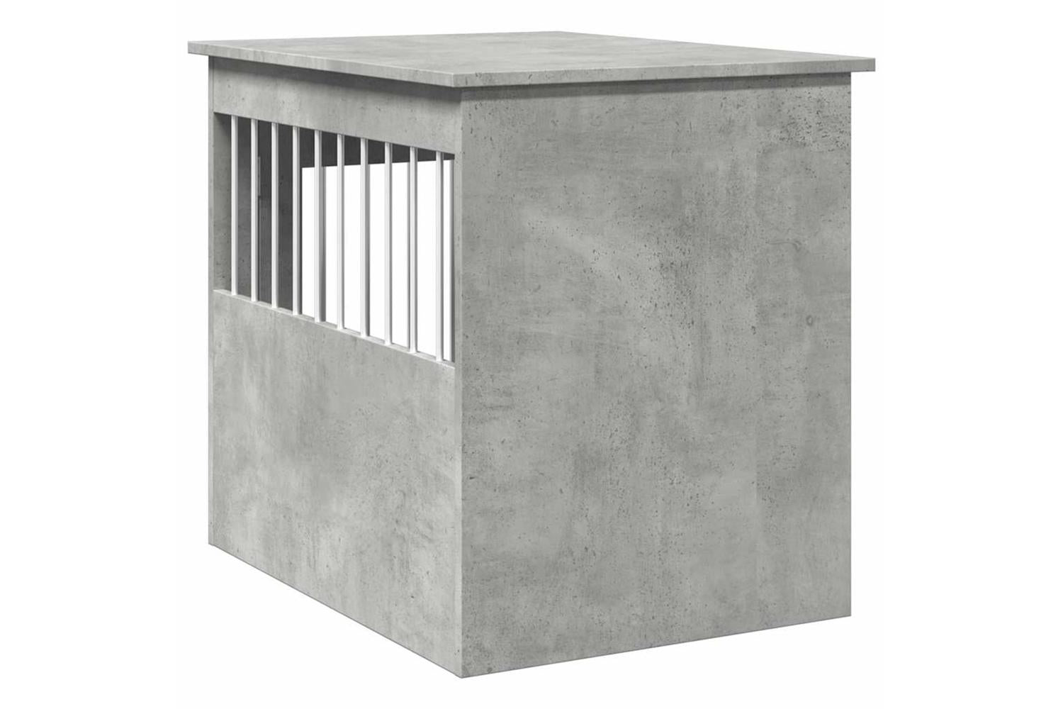Vidaxl Dog Crate Furniture Concrete Grey 55x75x65 Cm Engineered Wood-7