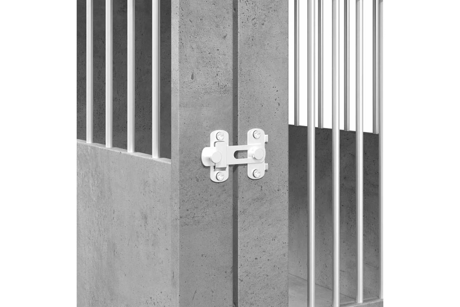 Vidaxl Dog Crate Furniture Concrete Grey 55x75x65 Cm Engineered Wood-9