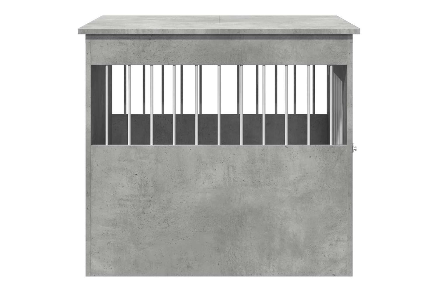 Vidaxl Dog Crate Furniture Concrete Grey 645x80x71 Cm Engineered Wood-6