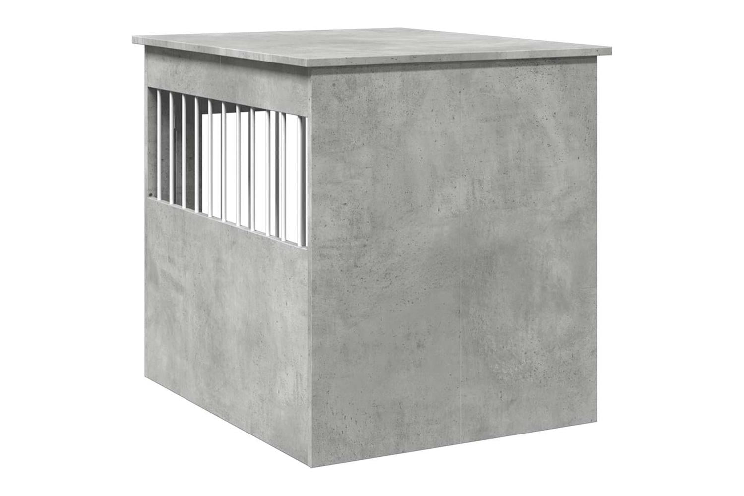 Vidaxl Dog Crate Furniture Concrete Grey 645x80x71 Cm Engineered Wood-7