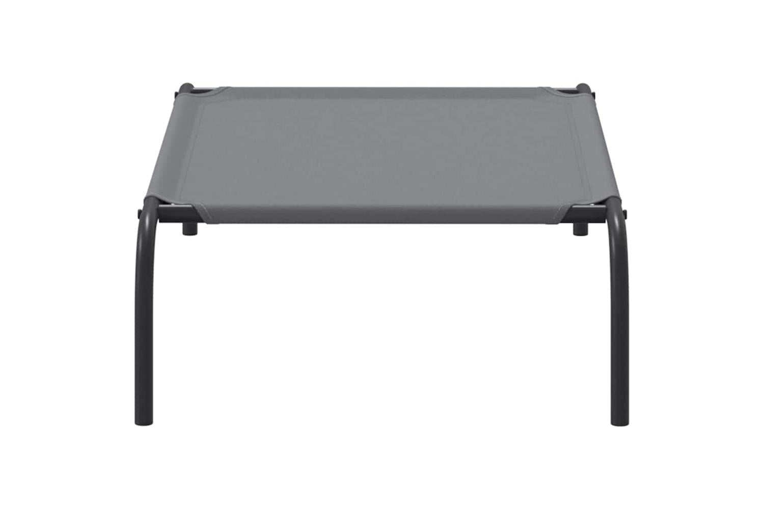 Vidaxl Elevated Dog Bed Grey 90x50x20 Cm Oxford Fabric And Steel-5