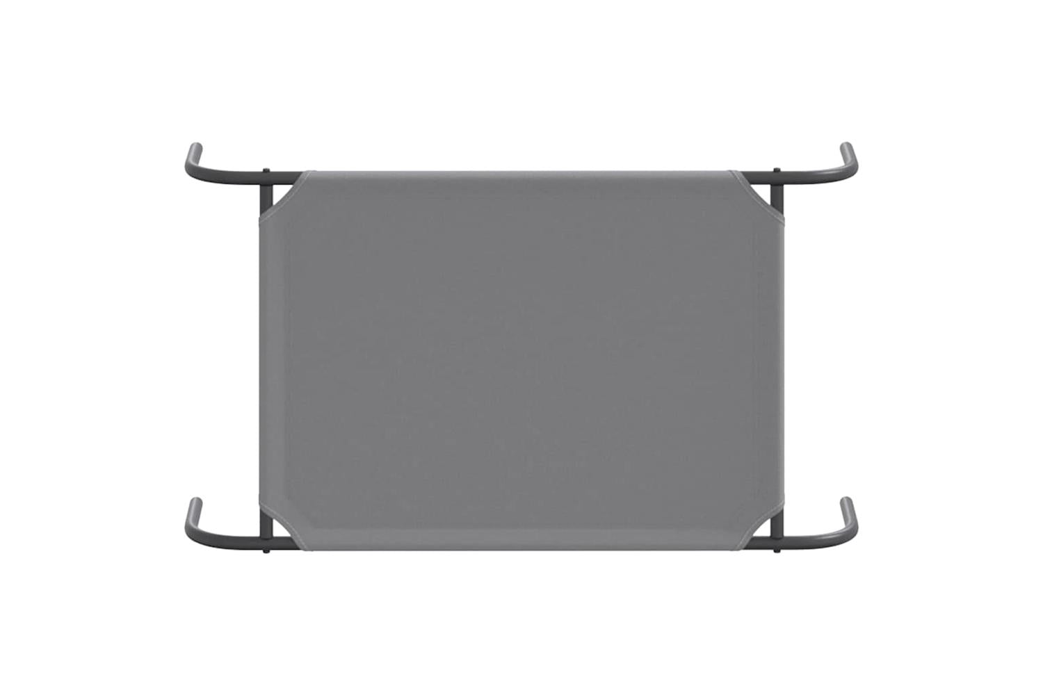 Vidaxl Elevated Dog Bed Grey 90x50x20 Cm Oxford Fabric And Steel-6