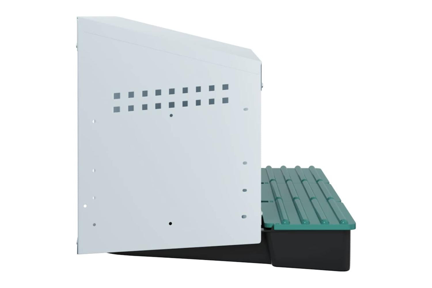 Vidaxl Chicken Nesting Box 3 Compartments Wall-mounted Galvanised Steel-6