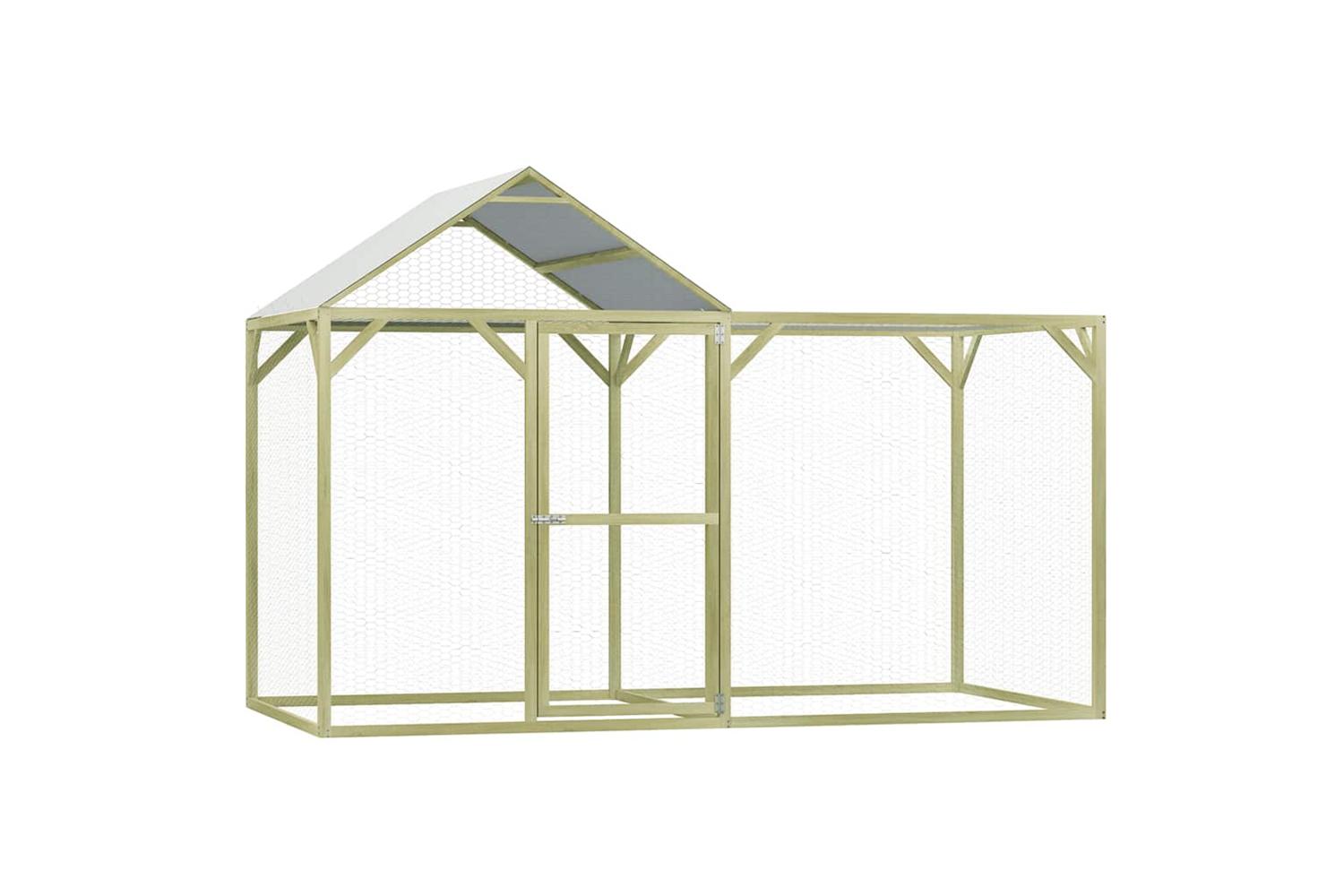 Vidaxl Chicken Cage 3x15x2 M Impregnated Wood Pine-2