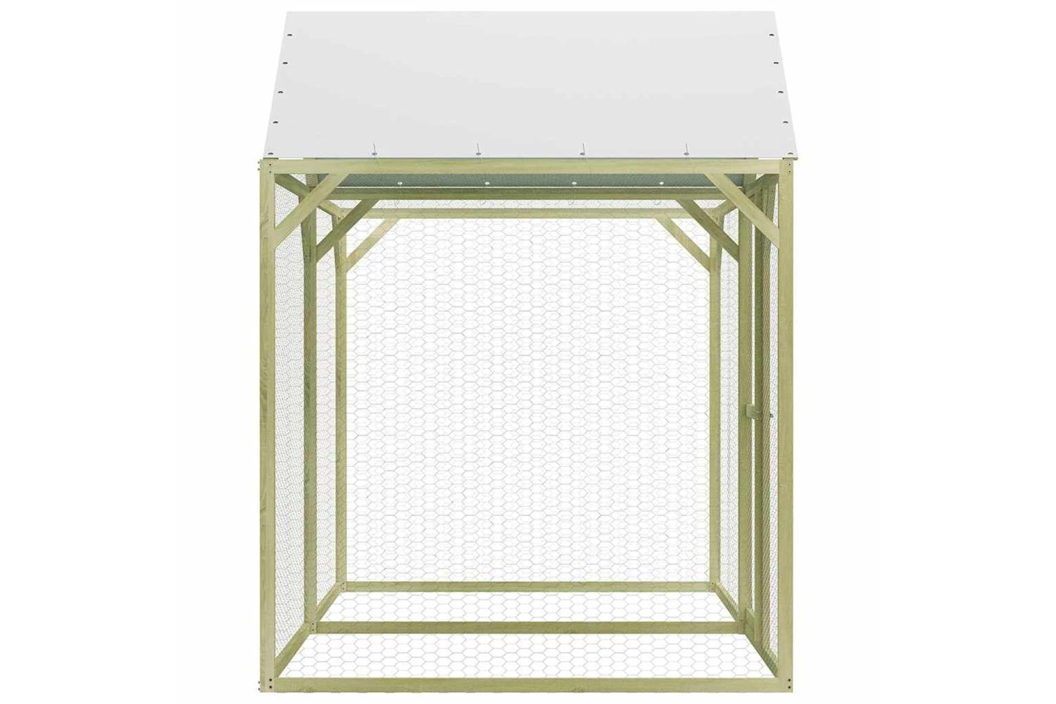 Vidaxl Chicken Cage 3x15x2 M Impregnated Wood Pine-4