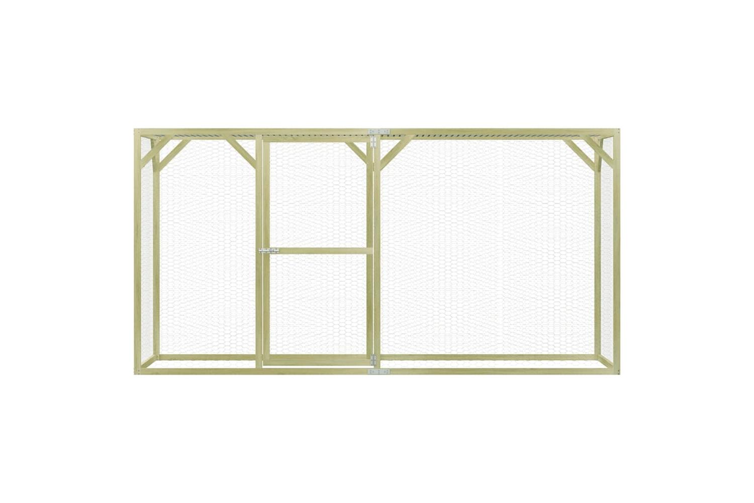 Vidaxl Chicken Cage 3x15x15 M Impregnated Wood Pine-3