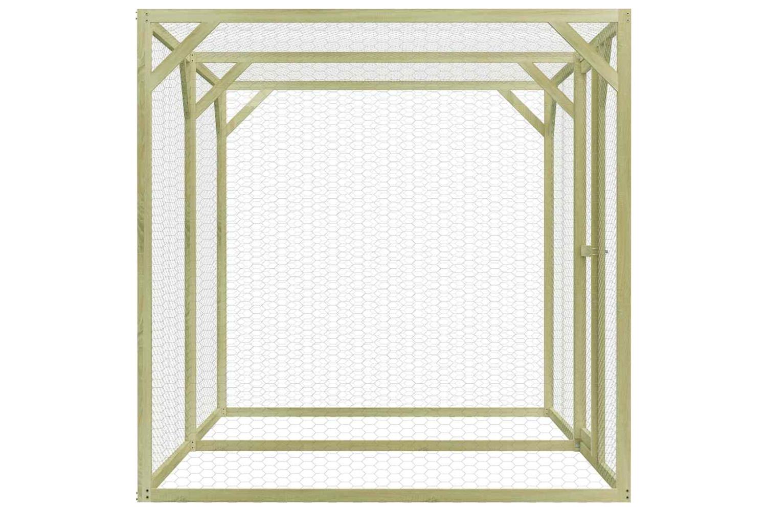 Vidaxl Chicken Cage 3x15x15 M Impregnated Wood Pine-4