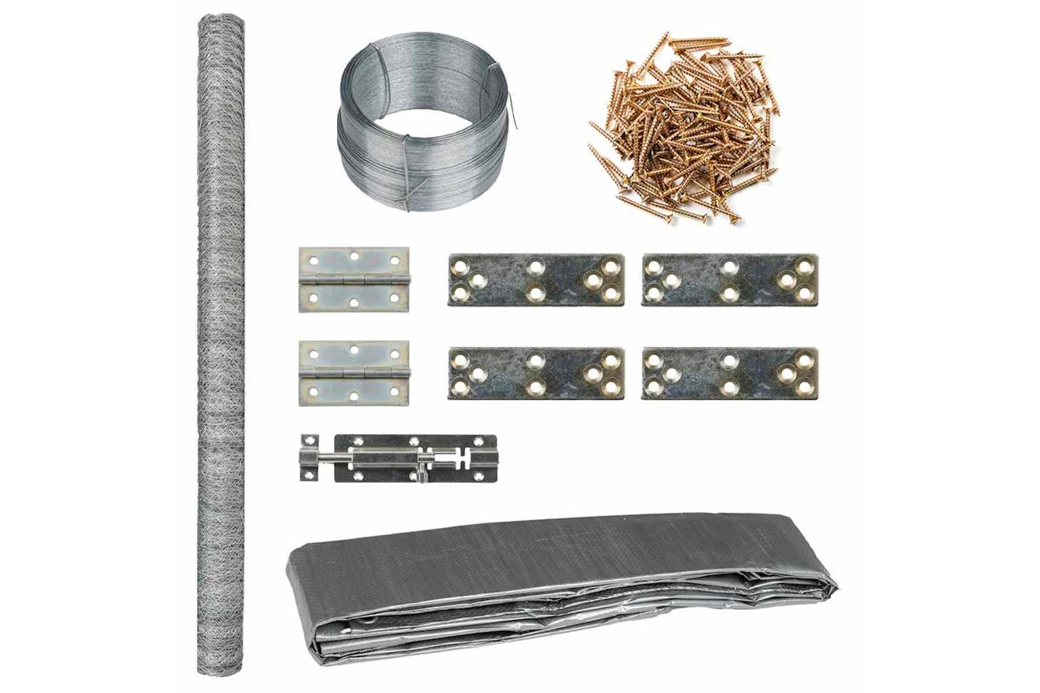Vidaxl Chicken Cage 3x15x2 M Steel