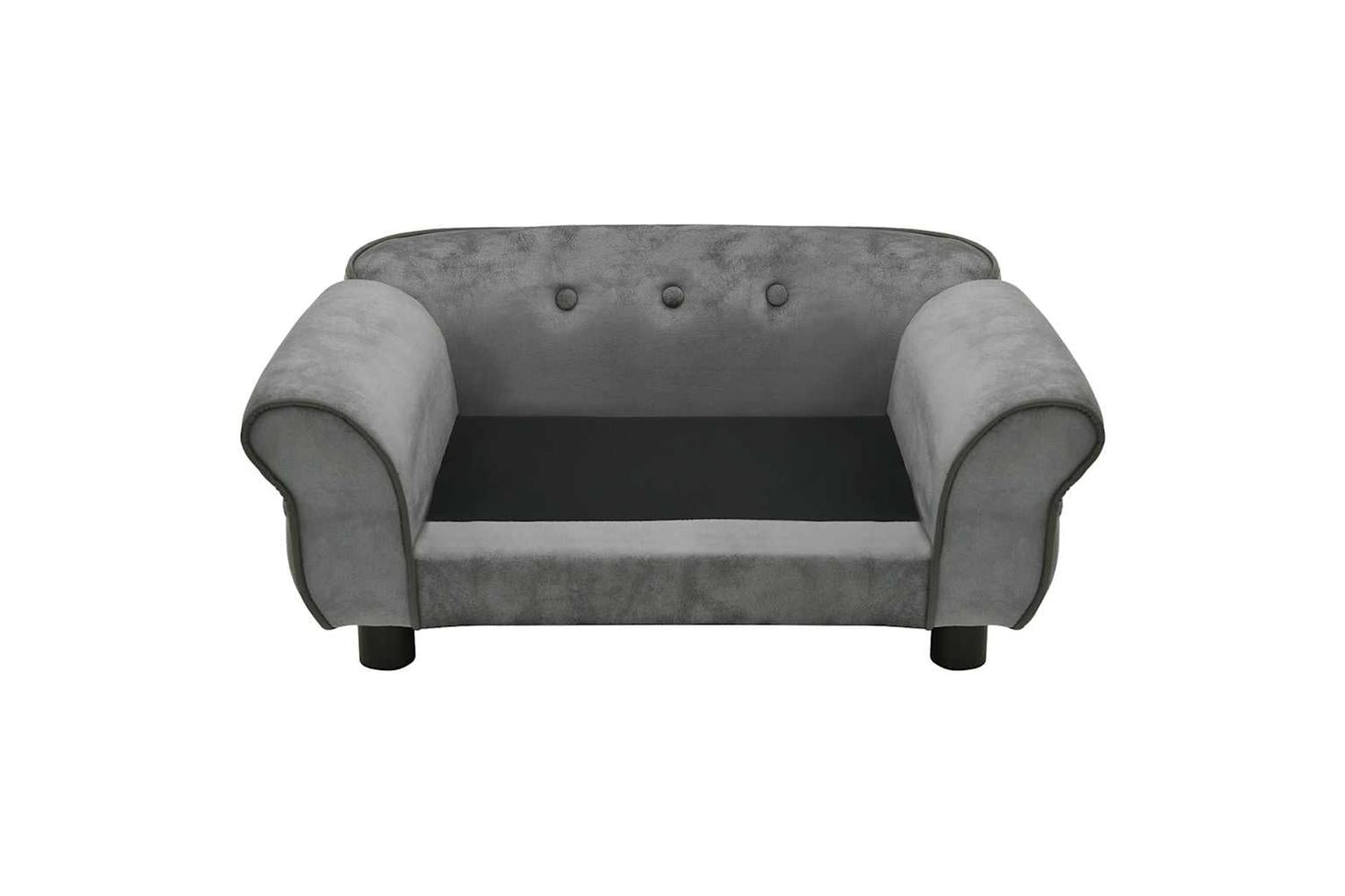 Vidaxl Dog Sofa Dark Grey 72x45x30 Cm Plush-6