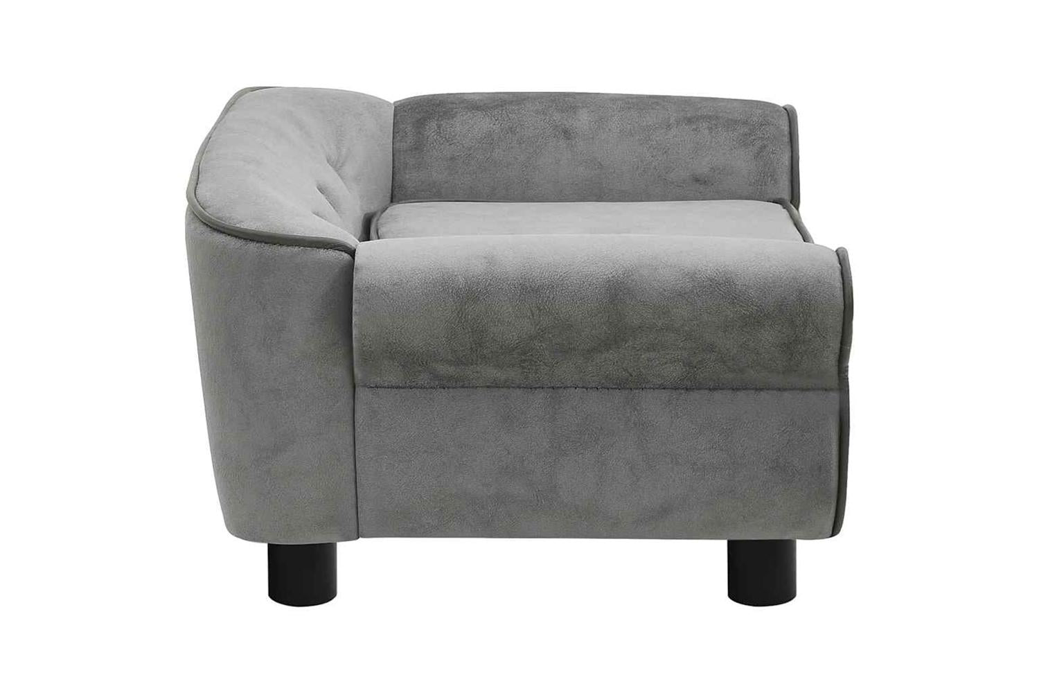Vidaxl Dog Sofa Dark Grey 72x45x30 Cm Plush-7