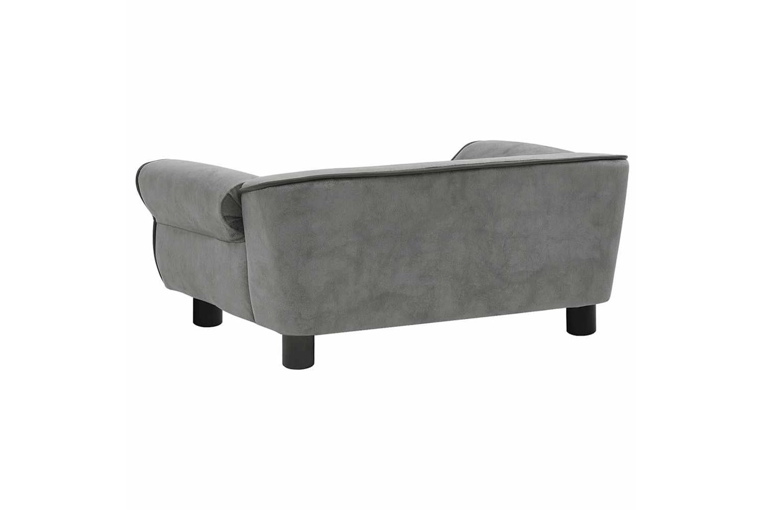 Vidaxl Dog Sofa Dark Grey 72x45x30 Cm Plush-8