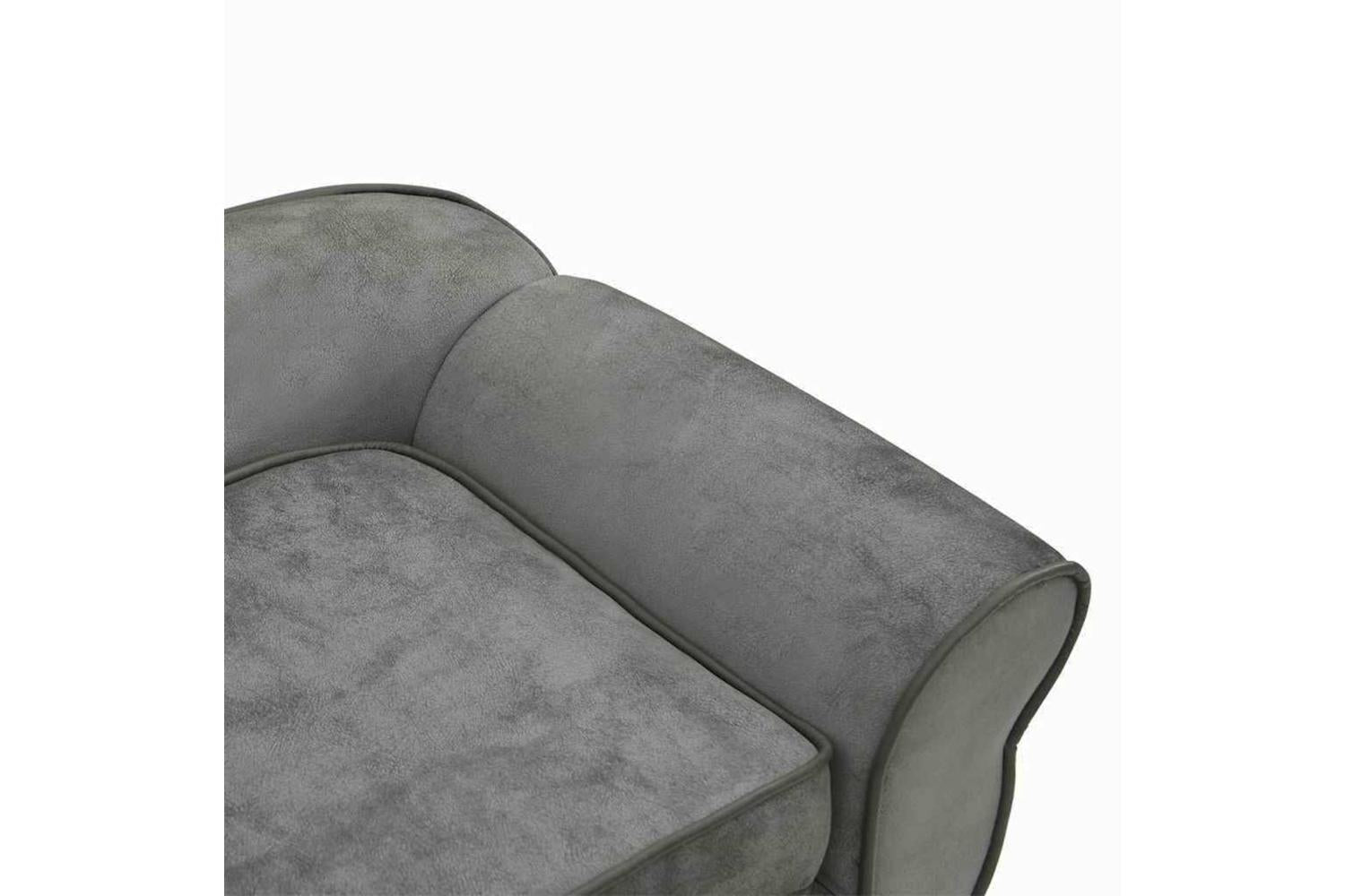 Vidaxl Dog Sofa Dark Grey 72x45x30 Cm Plush-9